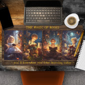 新学期の魔法の本 デスクマット