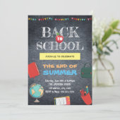 新学期の黒板 招待状 (スタンド正面)