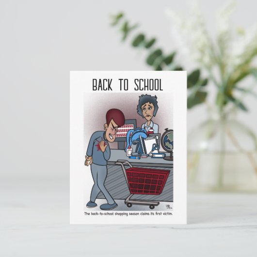 新学期はがき ポストカード (スタンド正面)