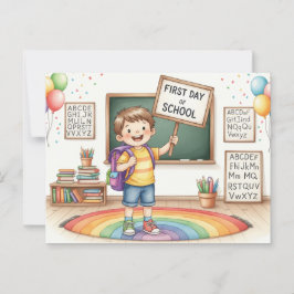 新学期はがき ポストカード