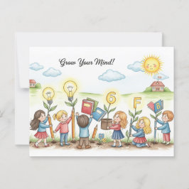 新学期はがき ポストカード