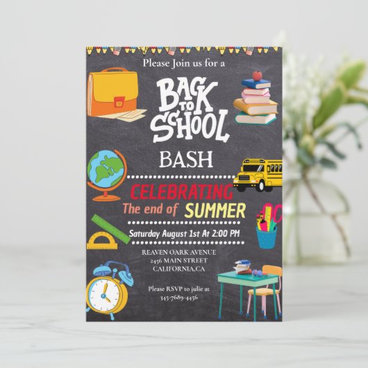 新学期は夏の終わりを打ち負かすパーティー 招待状 (スタンド正面)