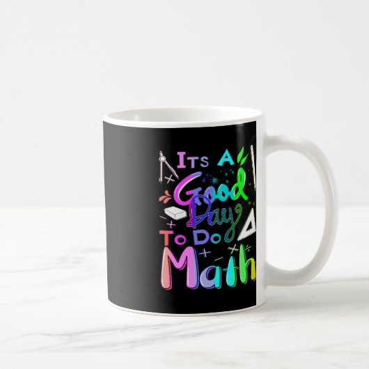 新学期は数学の先生をする良い日 コーヒーマグカップ (右)