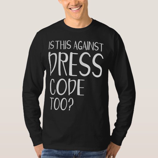 新学期もドレスコードに対して Tシャツ (正面)