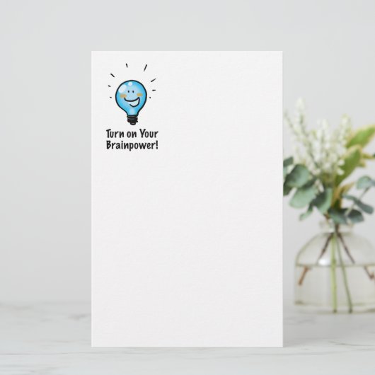 新学期やる気を起こさせる漫画 便箋 (スタンド正面)