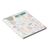 新学期をテーマにしたTo-Doリスト ノートパッド (アングル)