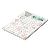 新学期をテーマにしたTo-Doリスト ノートパッド (回転)