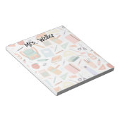 新学期をテーマパーソナライズされた ノートパッド (アングル)