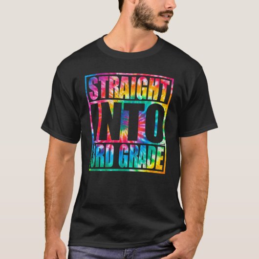 新学期を三級第三級に直進 Tシャツ (正面)