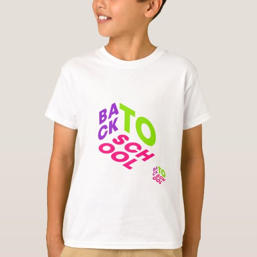 新学期を迎えるお子様のためのボーイズTシャツ Tシャツ (正面)
