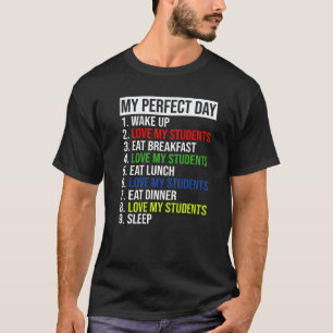 新学期を迎える先生のためのインスピレーションと愛を教えるプラン Tシャツ