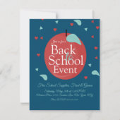 新学期イベントフルーツアップルフライヤー カード (正面)