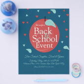 新学期イベントフルーツアップル チラシ (シングル)