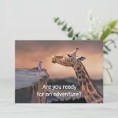 新学期ウェルカムカードジュラフェアドベンチャー 招待状 (スタンド正面)