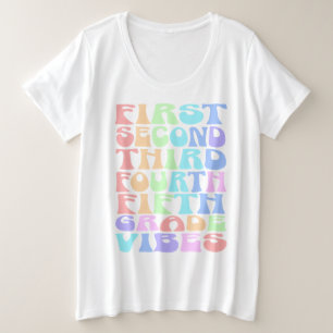 新学期エレメンタル先生ビーブスファースト  プラスサイズTシャツ