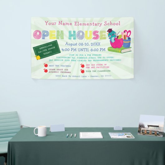 新学期オープンハウスミートザ先生 横断幕 (トレードショー)