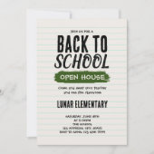 新学期オープンハウス招待状 招待状 (正面)