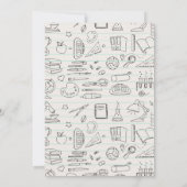 新学期オープンハウス招待状 招待状 (裏面)