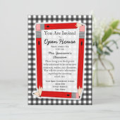 新学期オープンハウス招待状 招待状 (スタンド正面)