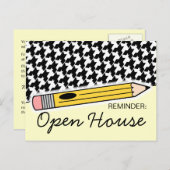 新学期オープンハウス/オリエンテーションはがき ポストカード (正面/裏面)