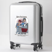 新学期カスタムカット風防シール シール (スーツケース)