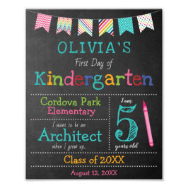 新学期カスタムサイン – 幼稚園 フォトプリント