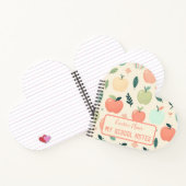 新学期カスタムリンゴ模様 ノートブック (内部)