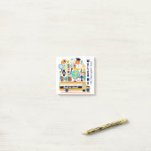 新学期カスタム文字ノート ポストイット (デスク上)