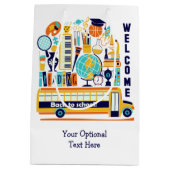 新学期カスタム文字媒体抱き枕 ミディアムペーパーバッグ (裏面)