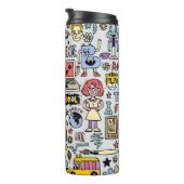 新学期カラフルの削除セット。ヴィンテージ欲 タンブラー (回転右)