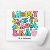 新学期カラフルレトロ先生 マウスパッド (マウス)