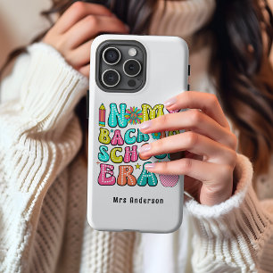 新学期カラフルレトロ先生 Case-Mate iPhone 14 PRO MAXケース