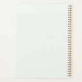 新学期カラフル幾何学名前をカスタムする プランナー手帳 (裏面)