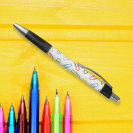 新学期カラフル紙クリップ ボールペン