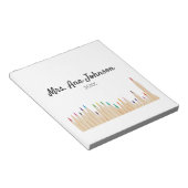 新学期カラーpencils追加クラス年 ノートパッド (アングル)