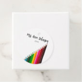 新学期カラーpencils追加クラス年 フェイバータグ (インサイチュ)