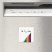 新学期カラーpencils追加クラス年 マグネット (インサイチュ (食洗機))