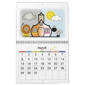 新学期カレンダー – 学校の一年 カレンダー (3月 2026)