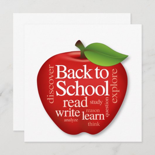 新学期カード (正面/裏面)