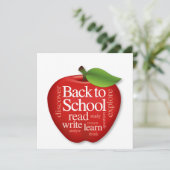 新学期カード (スタンド正面)