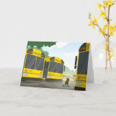 新学期カード カード (黄色い花)