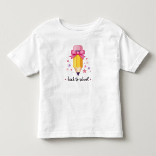 新学期ガールシャツ、幼稚園、プレK トドラーTシャツ