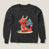 新学期ガールズTシャツ – かわいい&居心地の良いデザイン (デザイン正面)