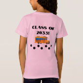 新学期ガールズTシャツ Tシャツ (裏面)