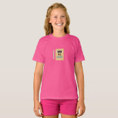 新学期キッズTシャツ - モダンで楽しいデザイン Tシャツ (正面フル)