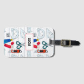 新学期キャラクター ラゲッジタグ (正面横)