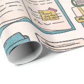 新学期ギフトラッパー ラッピングペーパー (ロールコーナー)