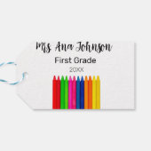 新学期クライアン名級級年の追加 ギフトタグ (裏面横)