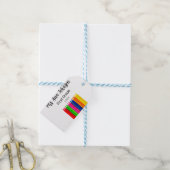 新学期クライアン名級級年の追加 ギフトタグ (より糸つき)