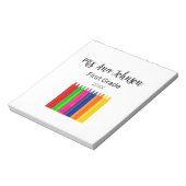 新学期クライアン名級級年の追加 ノートパッド (回転)